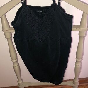 Sonoma Women's Black Camisole Top